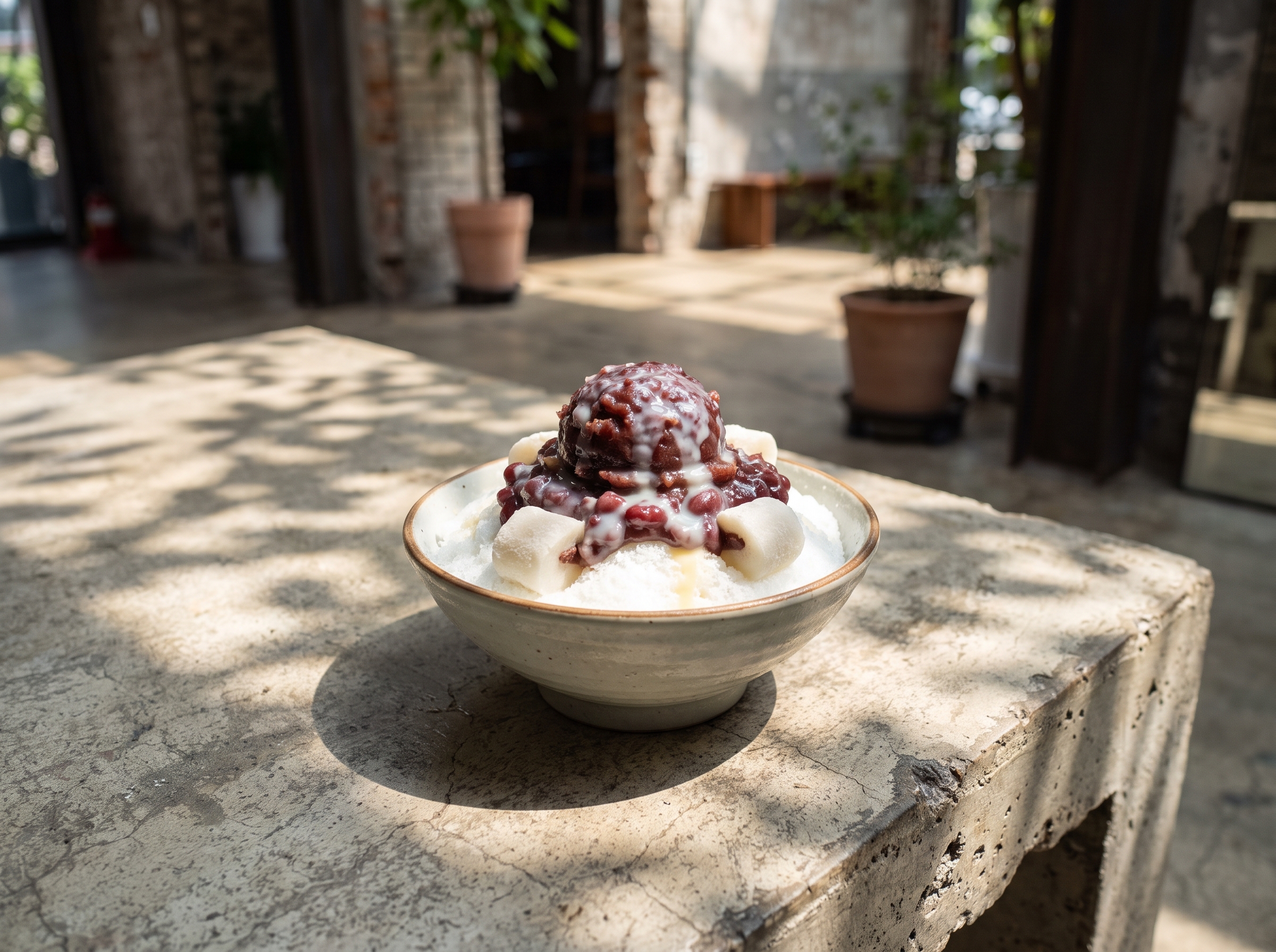 빙수 카페 단품 — 인절미 빙수